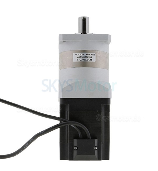 Oukeda NEMA 34 Getriebe Schrittmotor OK86BLS105-430A-SPL5G 48V 3000U/min mit Untersetzung 5:1/10:1/20:1/50:1 Planetengetriebe